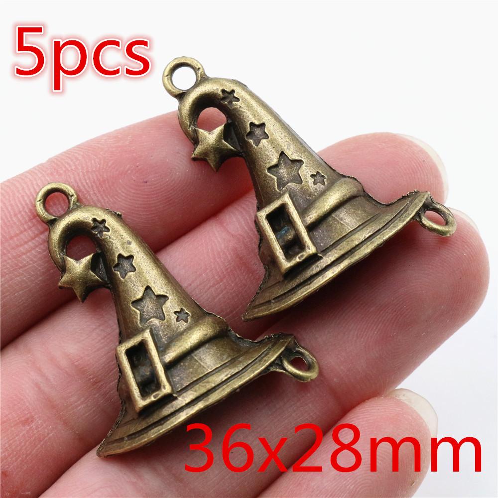 Fashion Bronze Charms Heart Star Leaf Arrow Cute DIY Jewelry Making Pendant Fidings for Necklace Bracelet Accessories 