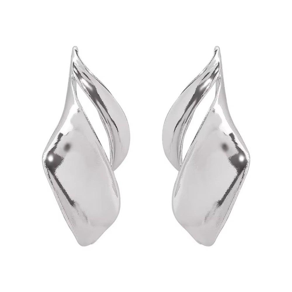 Light Luxury Big Stud Earrings Leaves Vintage Dangle Earrings Ladies' Earrings  Daily Wear