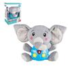 Brinquedos de pelúcia para bebês, elefantes de pelúcia, brinquedos musicais de pelúcia para bebês, brinquedos musicais, presentes para crianças de 0, 3, 6, 9, 12 meses