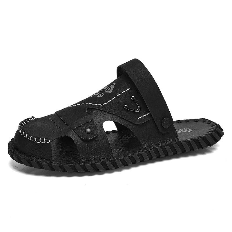 Sandals Men's 2025 Summer New Casual Indoor and Outdoor Slippers Outdoor Play Baotou Beach Sandals Tide