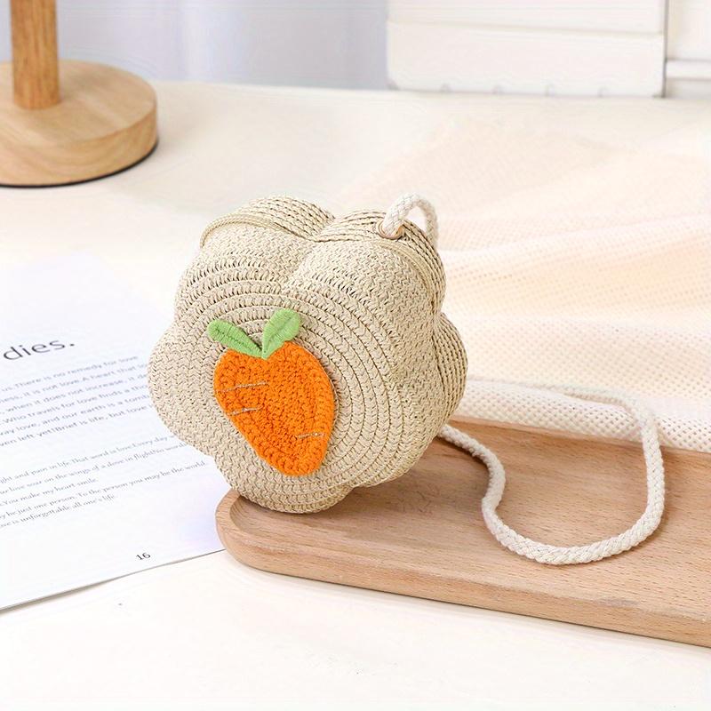 12cm Children's Crossbody Bag - Cute Fruit Design, Lightweight and Stylish Beach Vacation Handbag, Casual Crossbody Bag