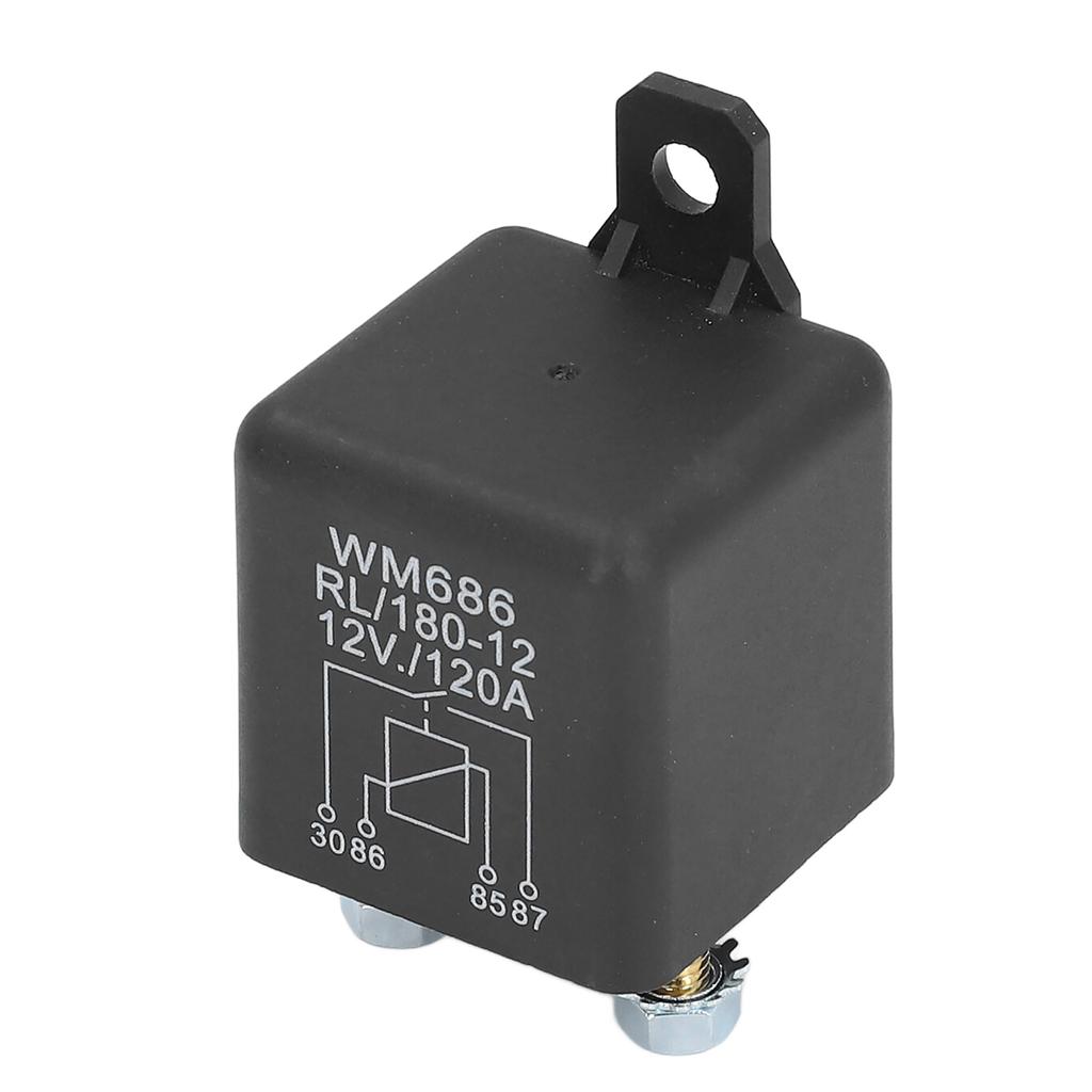 Anlassermagnetrelais aus Kupfer und ABS, Ersatz für das Anlassermagnetrelais für Autos, 12 VDC, 120 A