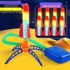 Kids' Foot-Operated Flashing Rocket Launcher Toy