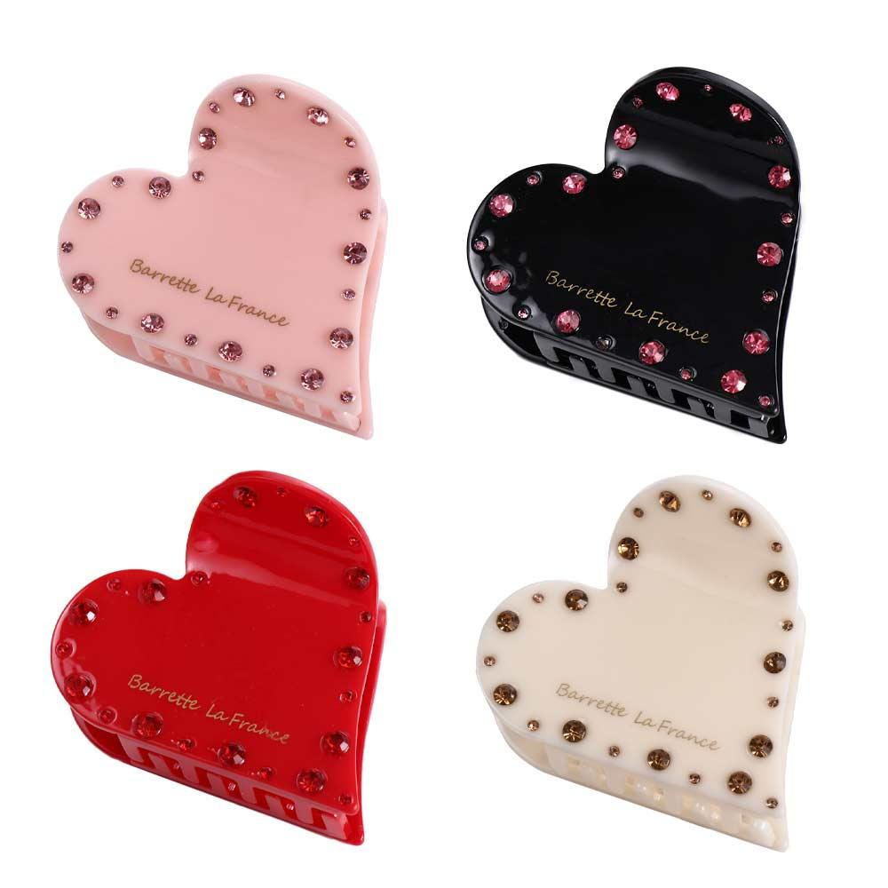 Geometry Shape Love Hair Claw Korean Style Grab Clip Hair Clip Female Hair Accessories