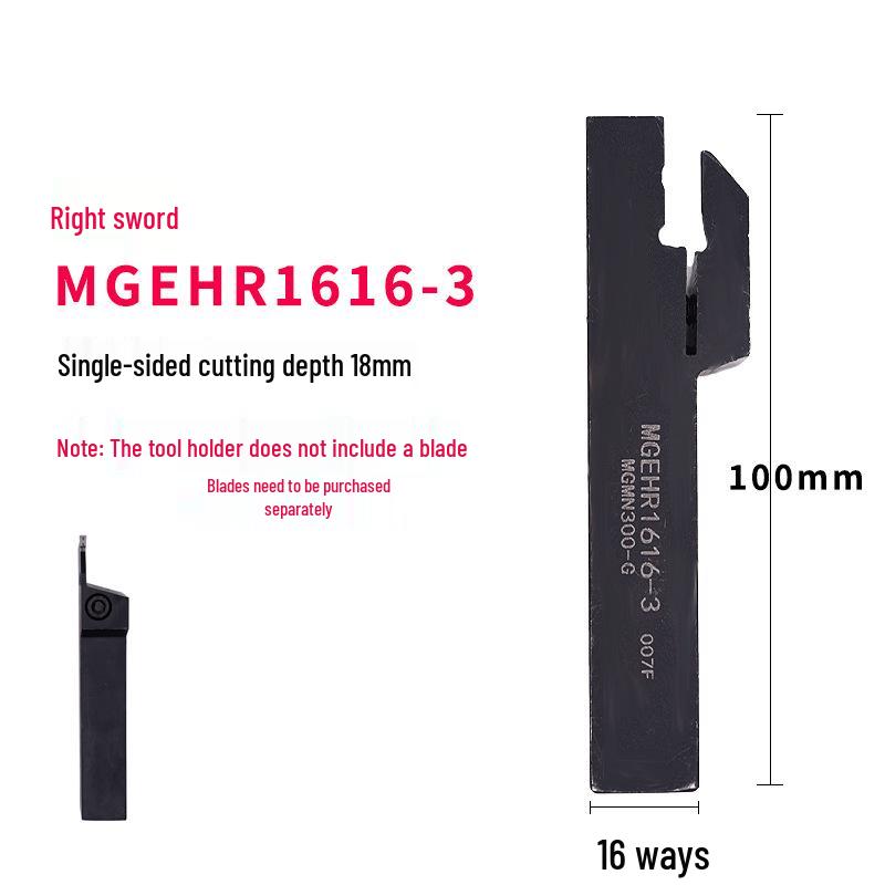 3mm Outer Diameter Grooving Tool Holder MGEHR/MGEHL Series