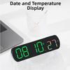 12/24 Hour Digital Alarm Clock Large Display Table Clock  Decoration Clock