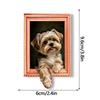 3D Cartoon Animal Magnetic Photo Frame Framed Picture Style Wooden Magnet  Office Board