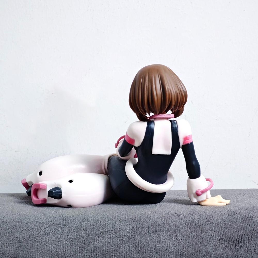 Anime MHA Hero Academia figure Ochaco Sitting pose Action Figure Uraraka Ochako pvc Collect Model Gift Doll 10cm