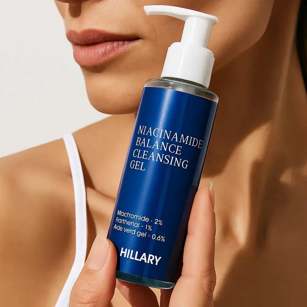 Очищающий балансировочный гель для умывания Niacinamide Balance Cleansing Gel Hillary 100 мл