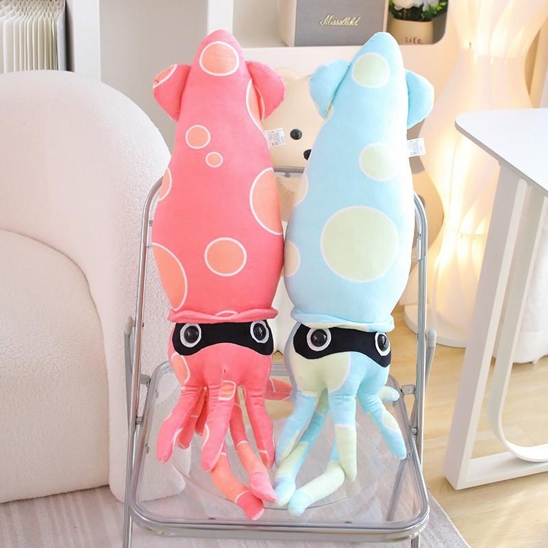 Cartoon Plush Squid Octopus Stuffed Animal Doll Children Birthday Pillow Gifts
