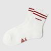 Striped Cushioned Mid Socks Ivory UR123CSC32