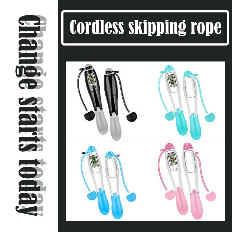 Wireless Cordless Digital Skipping Jump Rope Fitness With Calorie Aus Counter