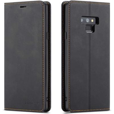 Θήκη - Tenphone - Galaxy Note 9 - Μαγνητική Προστασία - Premium Κάλυμμα - Μαύρο Δέρμα