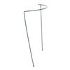 A03F-Plant Support Stake, 24-Pack Half Round Metal Garden Plant Supports, Green Garden Plant Support Ring, Garden Border