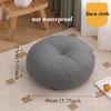Waterproof Floor Seat Cushion Solid Color Suitable for Meditation Yoga Round Seat Pads Mat with Fillings Thicken Pads Cuscineria