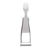 2 In 1 Stainless Steel Fruit Cutter Watermelon Cutter with Retractable Fork for Camping Picnic