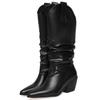 Fashion Knee High Boots Women 2024 Autumn Winter Warm Long Boot Female Black Low Heels Riding Boot Footwear Shoes Comfortable