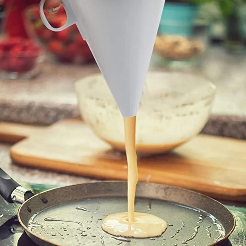 Adjustable Hand-held Baking Cream Portion Funnel Batter Chocolate Liquid Dispenser Useful Things for Kitchen Accessories Utensil