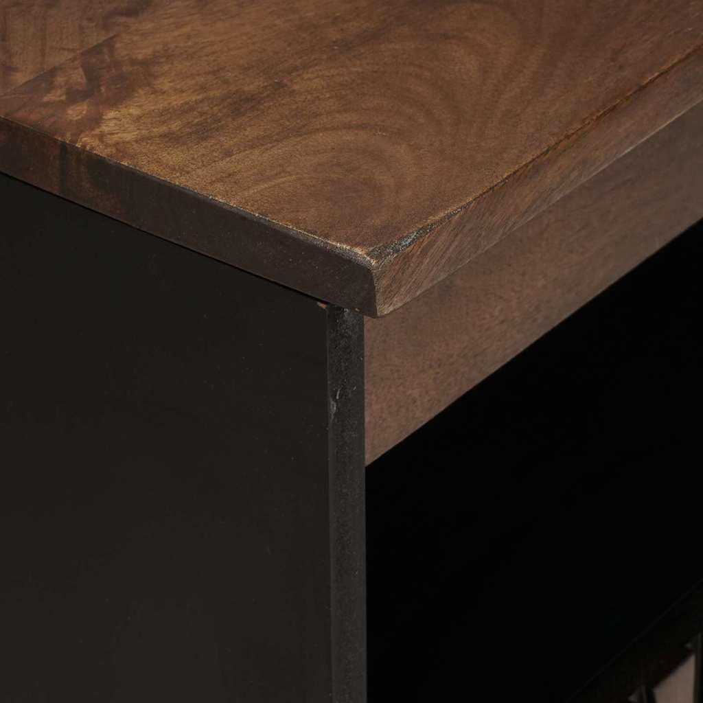 Sideboard Brown 60 X 33 X 75 Cm Solid Mango Wood