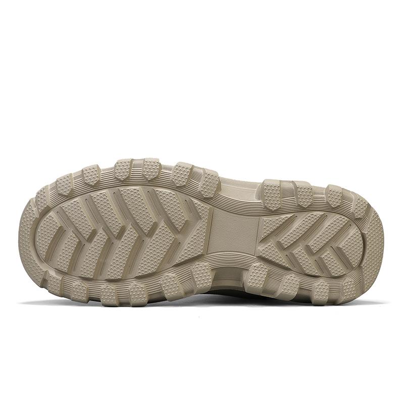 Winter Minimalist-Style Snow Boots with Zipper, Faux Fur Lining, Cow Nubuck Upper, Non-Slip Sole, Inner Height Adjustment, Windp