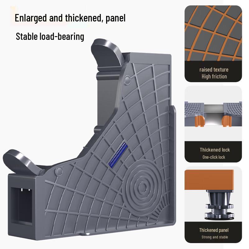 Adjustable Heavy-Duty Appliance Stand with Anti-Vibration Feet