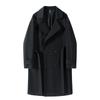 2026 Autumn Men Cotton Padded Trench Coat Men Streetwear Windbreaker Handsome Retro Trenchcoat Men Thick Business Loose Overcoat