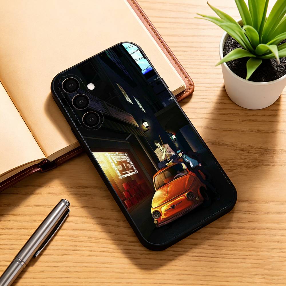 Lupin the Third Daisuke Jigen Phone Case For Samsung Galaxy A73,A72,A71,A70,A53,A52,A51,Soft Silicone Black Cover