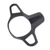 Carbon Fiber Steering Wheel Frame Trim Fadeproof Nappa Leather Steering Wheel Button Panel Trim for