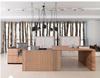 Nordic Snare Drum Chandelier - Modern LED Multi-Head Lighting for Clothing Stores, Cafes, and Restaurants