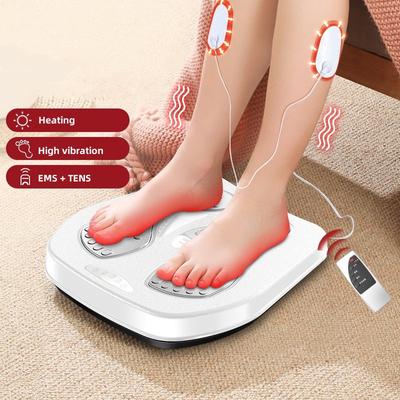 Vibration Foot Leg Trainer with Heat,Remote Control,Adjustable Vibration Speed Electric Machine, for Circulation,Plantar Fa
