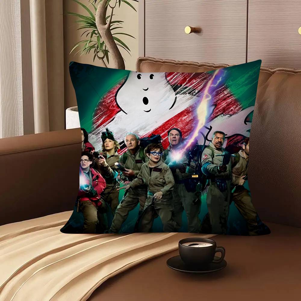 Film Ghostbusters F-Frozen E-Empire 2 Pillow Case Square Pillow Bedroom Sofa Leisure Comfort Cushion Living Room Home Decoration