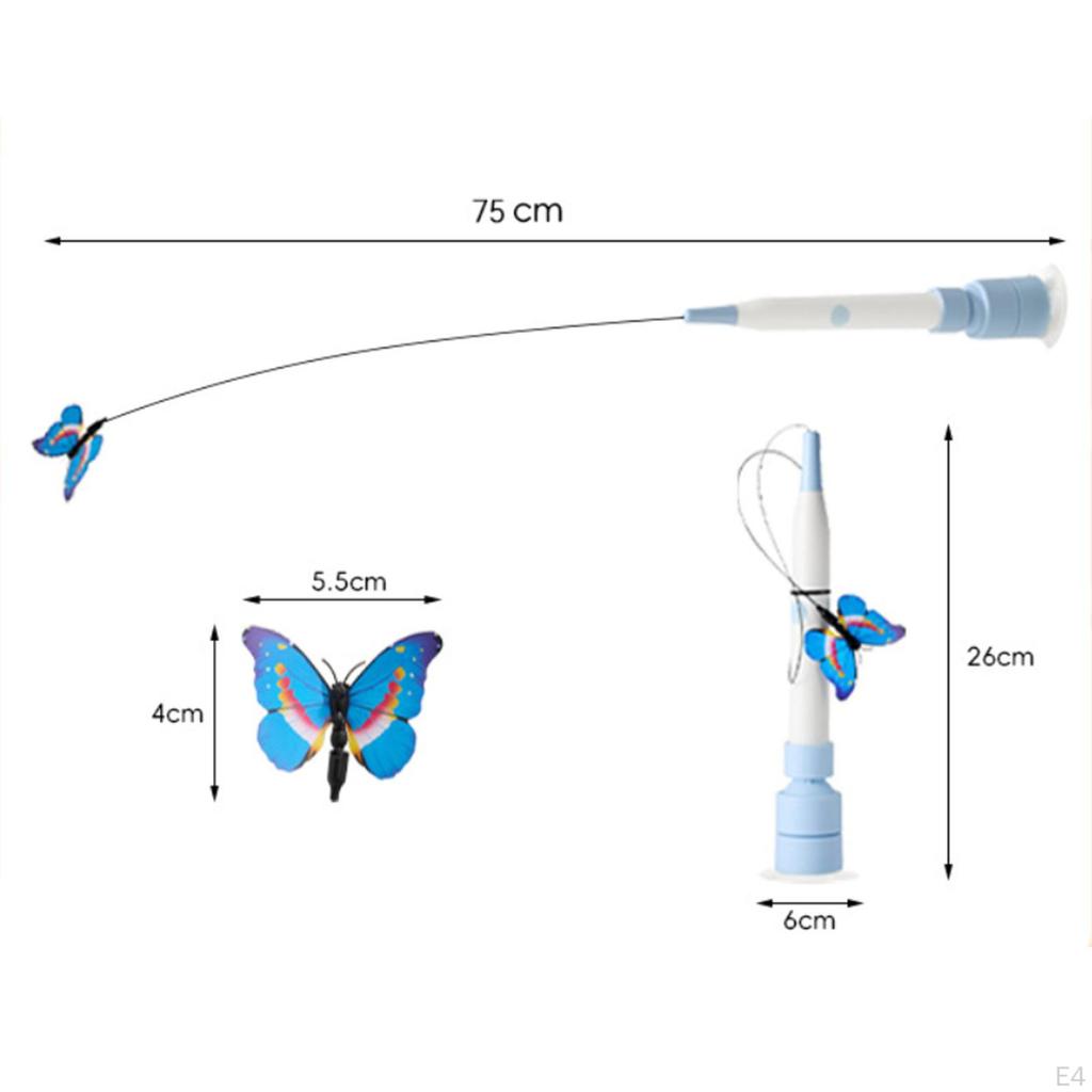 Cat Teaser Toy Automatic Rotating Butterfly Exercise Flying Gift Funny Electric Puzzle