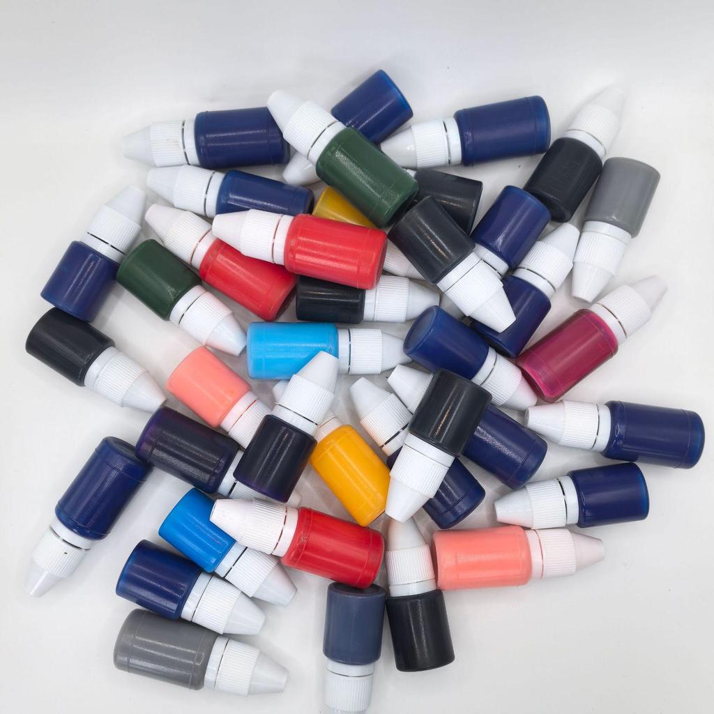 Yinde Hao Light-Sensitive Ink Pad: 10ml Color Ink, 5ml Red Stamp, Free Small Stick Gift