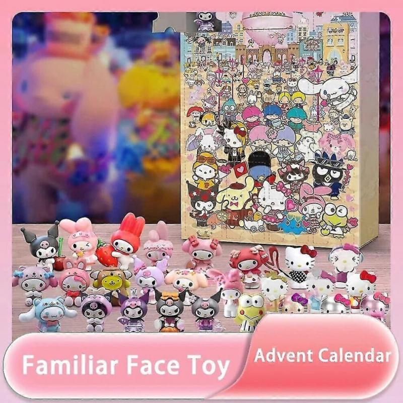 Christmas Advent Calendar Hello Kitty Kuromi Melody Cinnamoroll