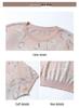 Mother's Short-Sleeved Printed Batwing Shirt - Stylish Ice Silk T-Shirt for Middle-Aged and Elderly Women