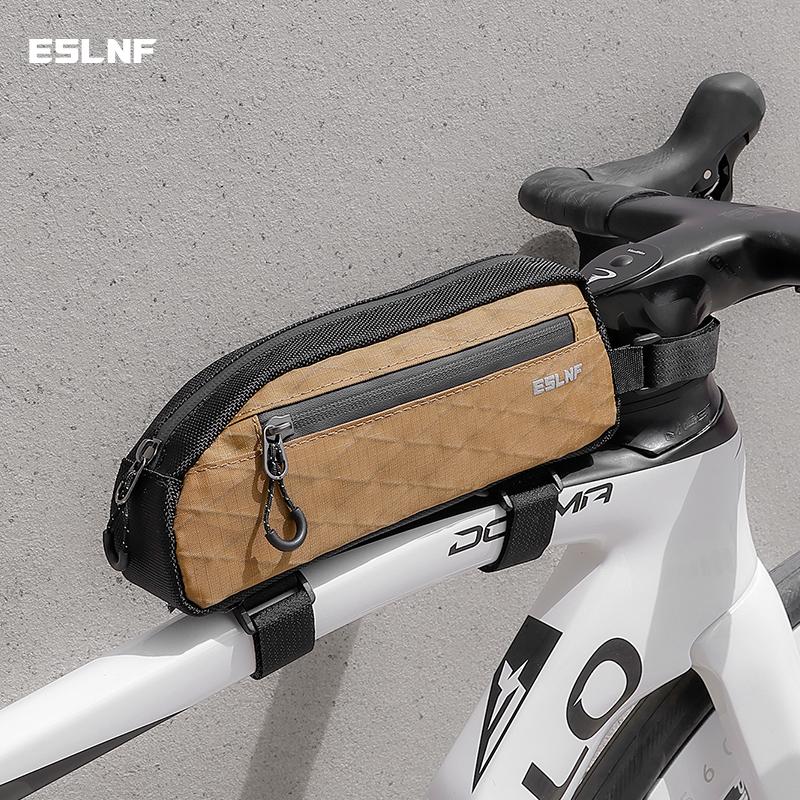 ESLNF Bicycle Riding Bag Waterproof Mountain Bike Saddle Tail Bag with Self Locking Knob Road Bikes Cycling Storage Bag
