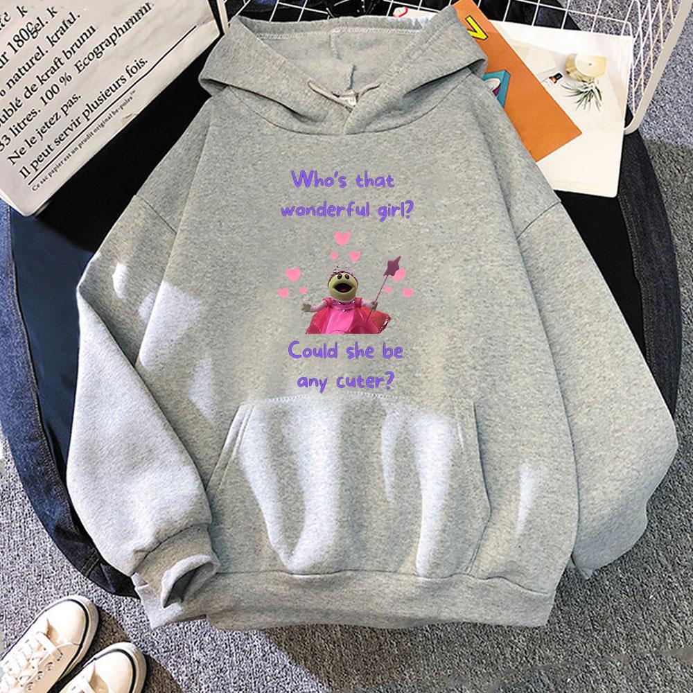 Cute Nanalan Hoodies Who's That Wonderful Girl Sweatshirts Could She Be Any Cuter Tops Men Cartoon Anime Clothes