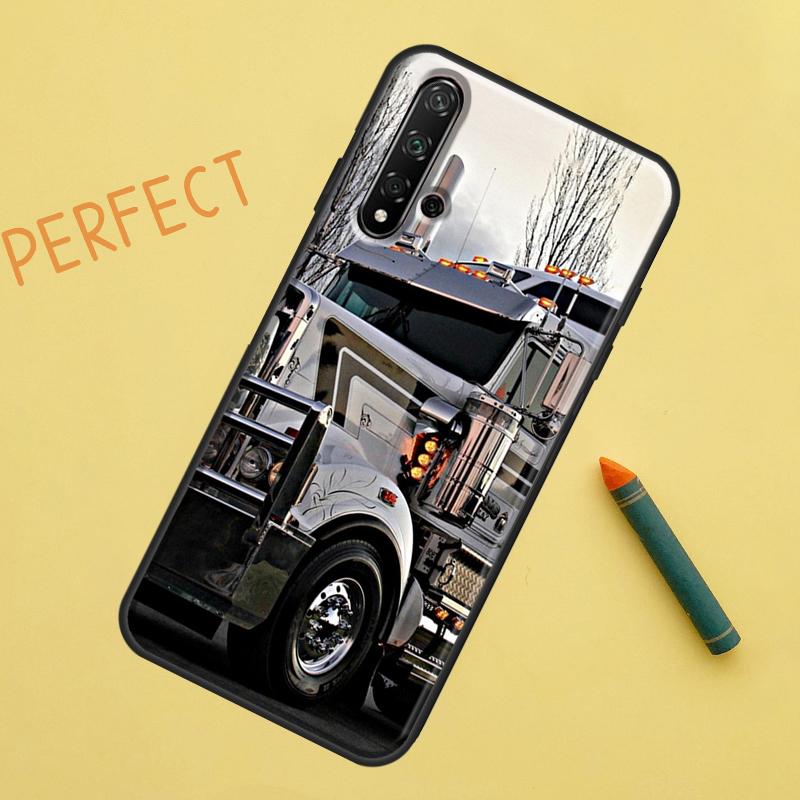 Cool Heavy Truck Car For Huawei Nova 10 9 SE 11 Pro 12i 11i 8i Y60 Y70 Y90 Y61 Y91 Y72 Y73 P20 P40 P30 Lite Case
