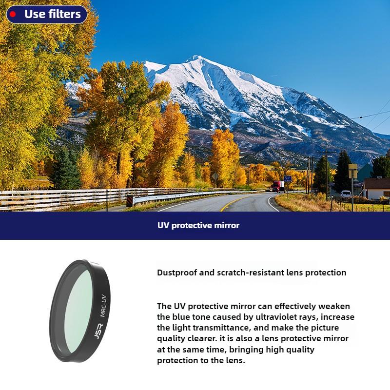 UV CPL Lens Filter for DJI Action 5 Pro Action 4/3 Camera Filter CPL UV Polarizing Filter for DJI Osmo Action Camera Accessories