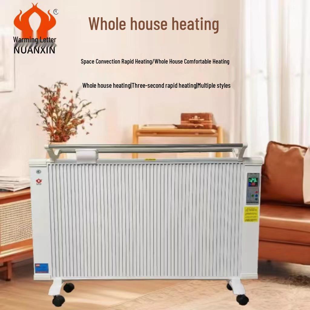 Carbon Fiber Wall-Mounted Electric Heater: Energy-Saving, Silent, Rapid-Heating for Bathrooms and Offices