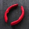 2Pcs Suede Non-Slip Car Steering Cover Wheel Booster Decoration Covers For Ford ST Focus Mk2 3 4 Edition Mondeo Fusion ST Line