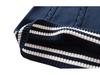 In-Stock Academy British Style JK Unisex Cable Knit V-Neck Color Block Sweater Vest