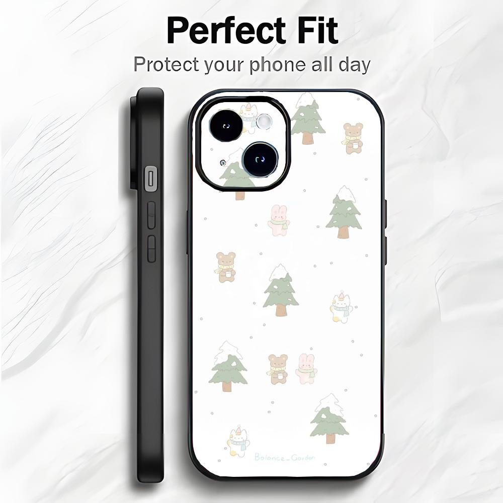 Christmas 1 Cute Holiday Design Art Phone Case Phone Case Soft Packaging Lightweight For iPhone17 16 15 14 13ProMax