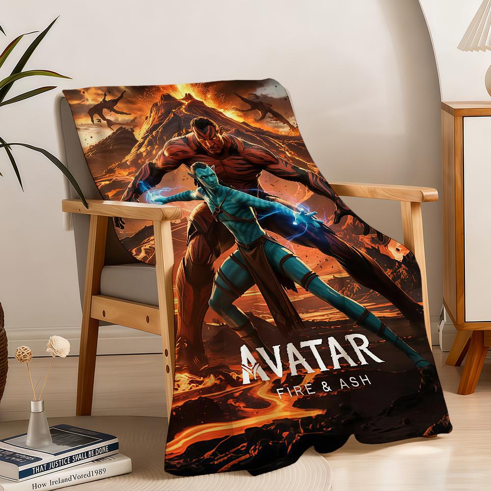 A-AvatarS-ES Fire And Ash 2025 Blanket Throw Super Cosy Plush Living Room Sofa Couch Childish Birthday Gifts
