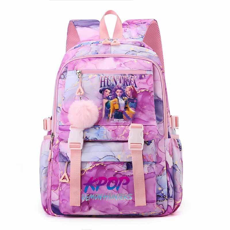 Printed Student Schoolbag Backpack Large Capacity Schoolbag