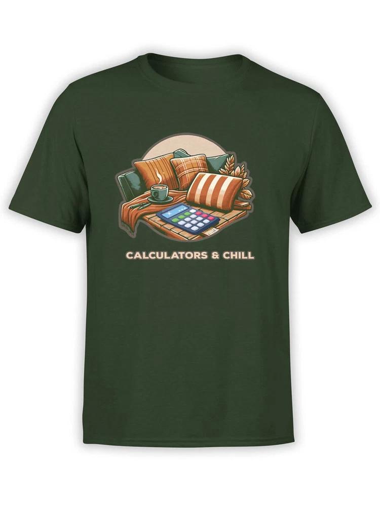 Accountants Tshirt Collection Calculators Chill Tshirt Unisex S