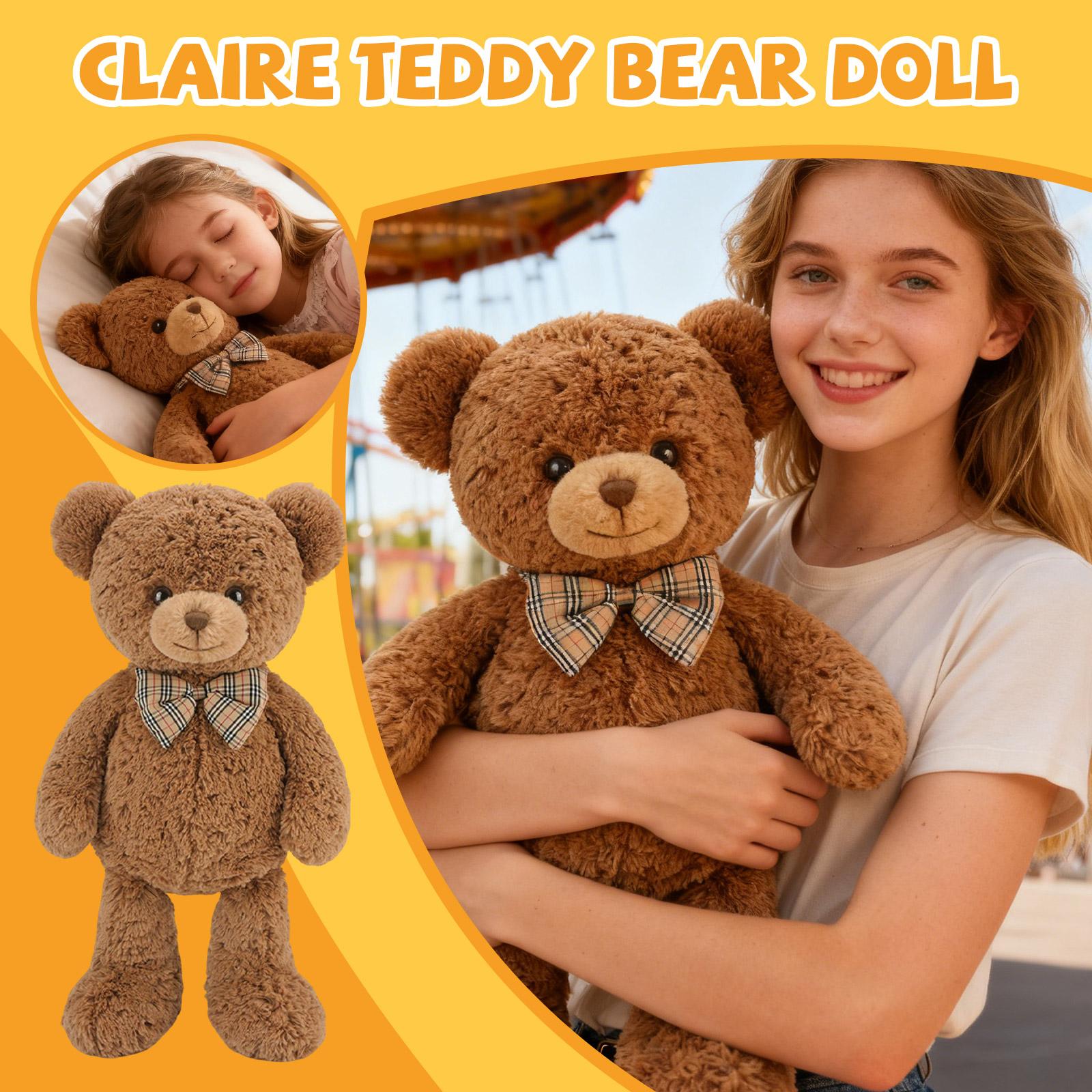 

Cute Animal Plush Toys Set - Soft Stuffed Safe Eco-Friendly Fabric For Kids Adults Gift S коричневий