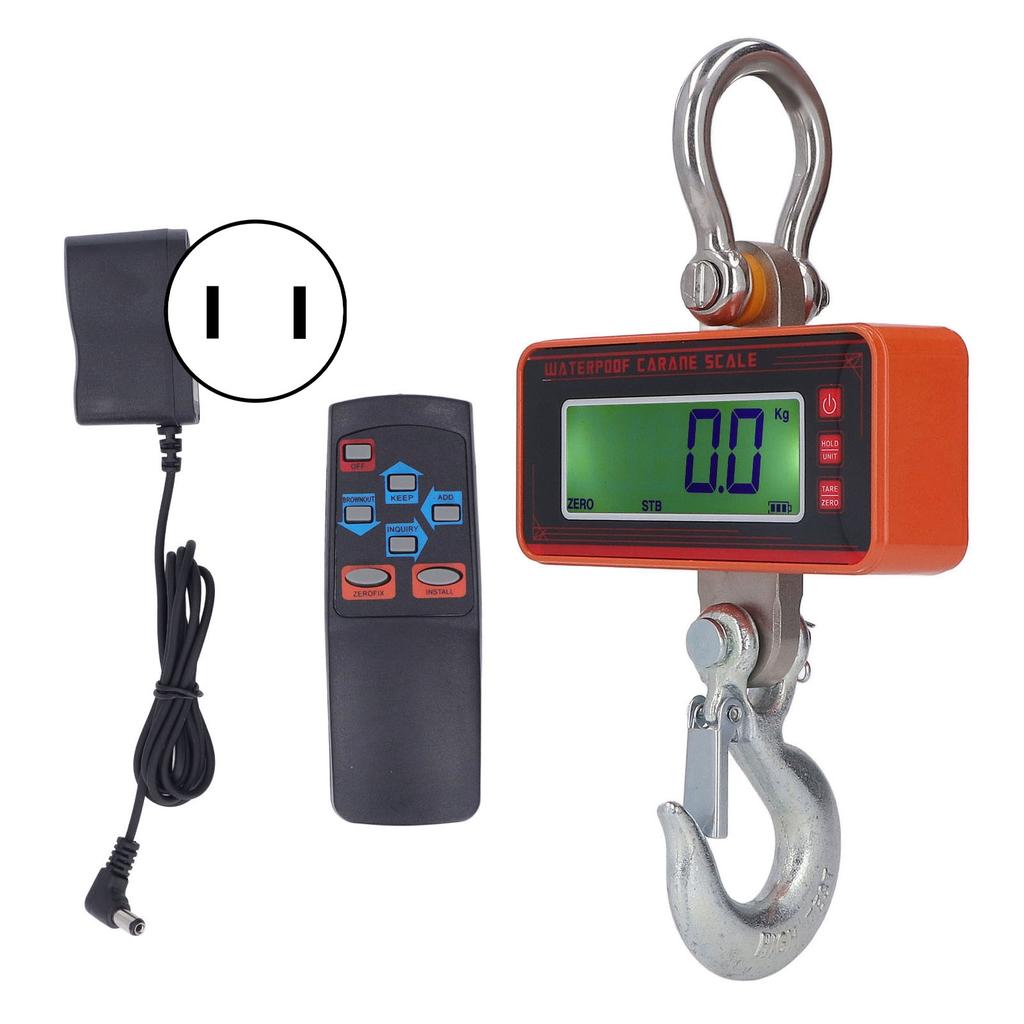 OCS-P3 1500KG 3000LB Industrial Electronic Crane Scale LCD Display Crane Scale Waterproof Wireless Hanging Scale