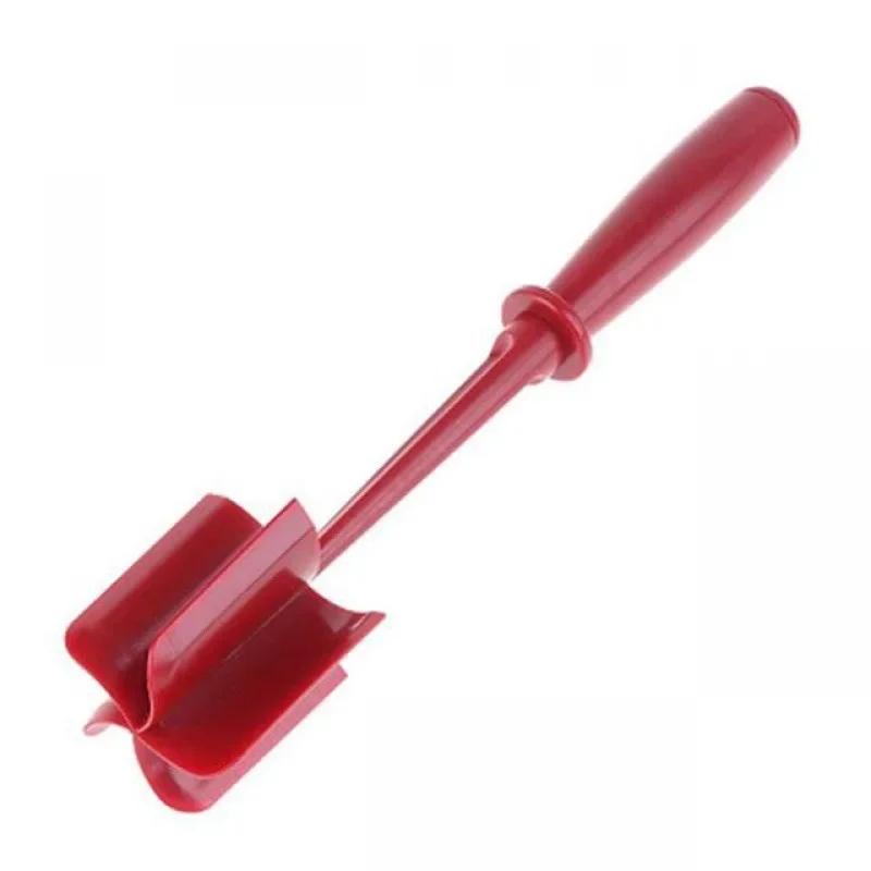 1Pcs Kitchen Meat Chopper Ground Beef Masher Mixing Grinding and Pounding Spatula Meat Scraper for Mincing Meat Kitchen Gadgets