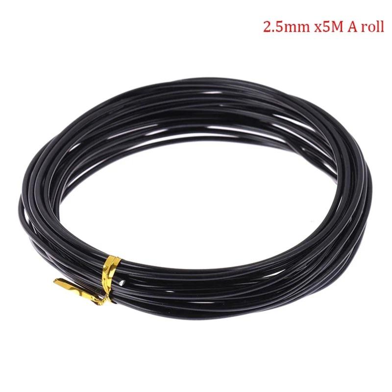 5M Bonsai Wires Aluminum Bonsai Training Wires Modeling Orchard And Garden Tools Plant DIY Shape Accessories 1Mm-3Mm Home Use
